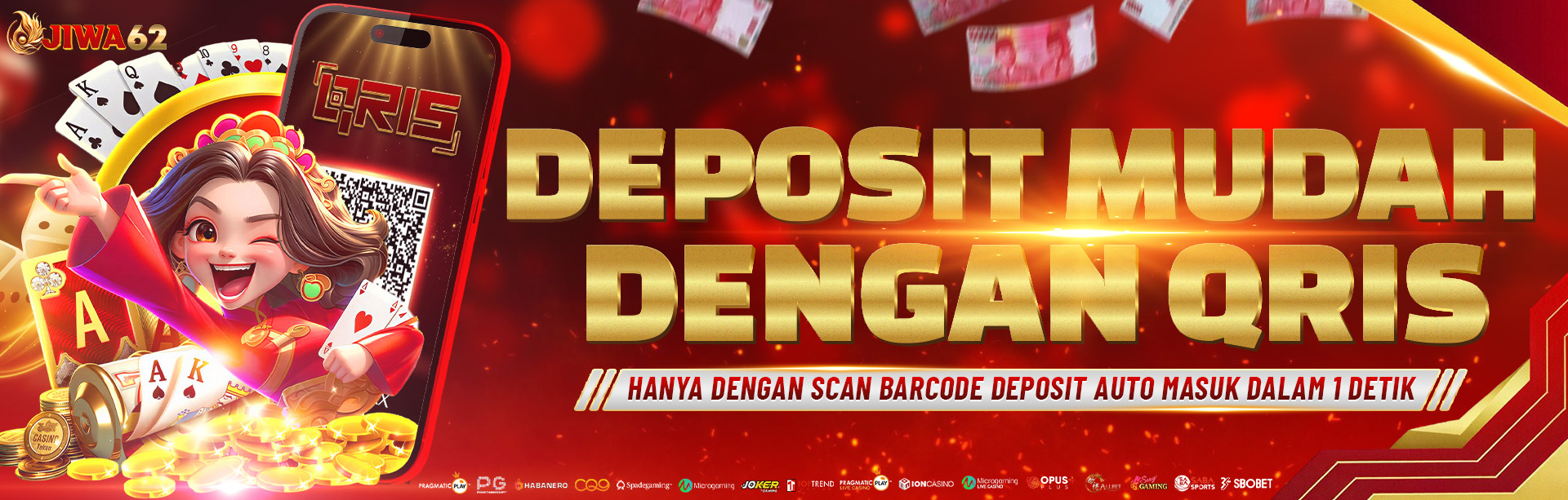 Deposit mudah qris JIWA62